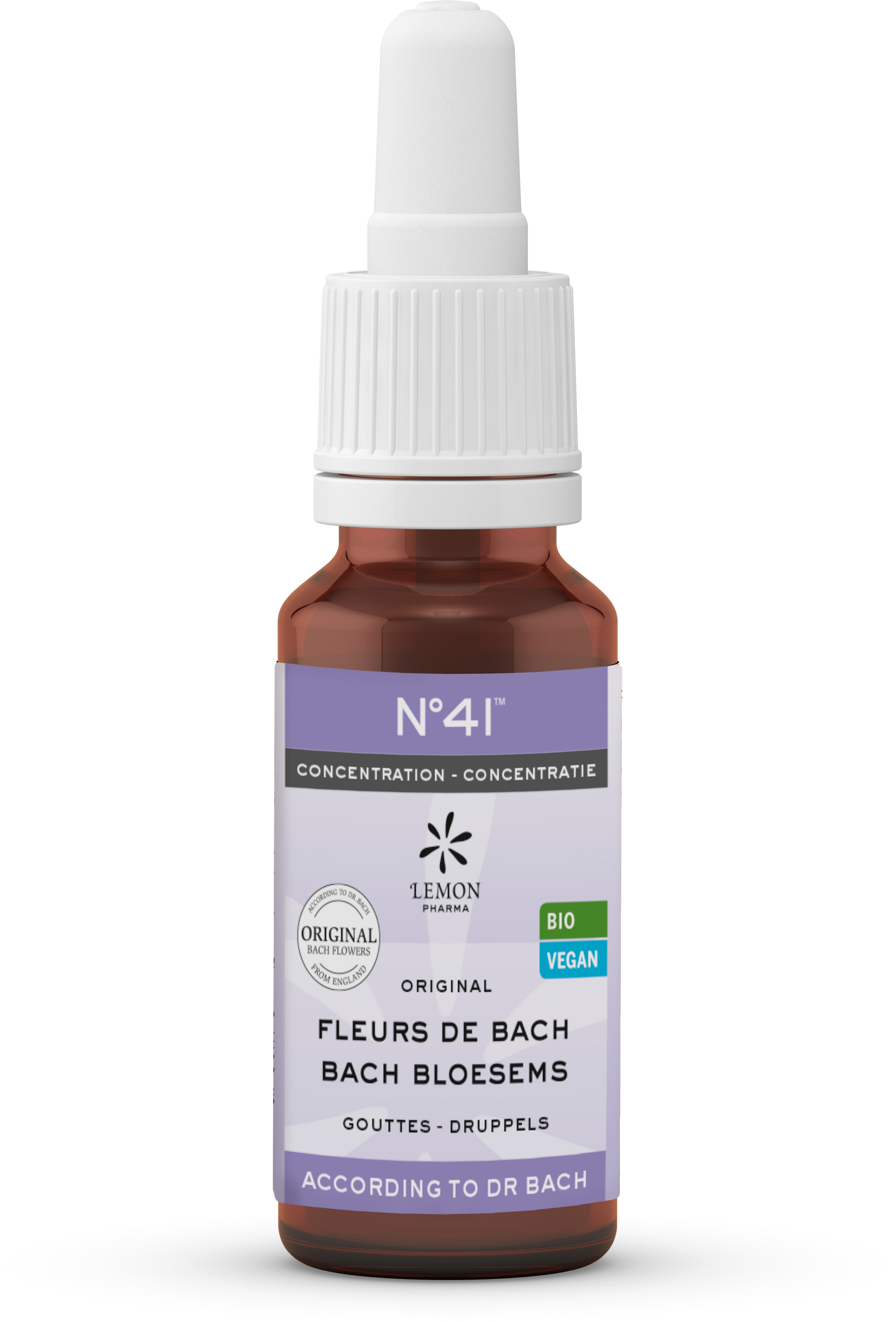 Bach bloesem melange Nr. 41 Concentratie BIO
